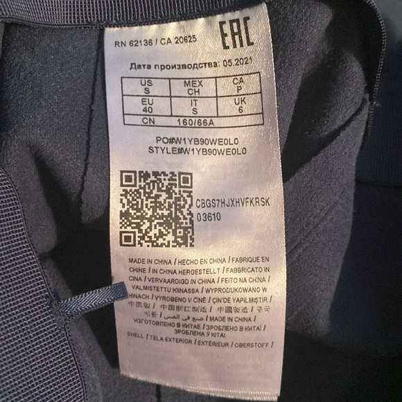 Guess dark blue faux suede pants small - Picture 5 of 6